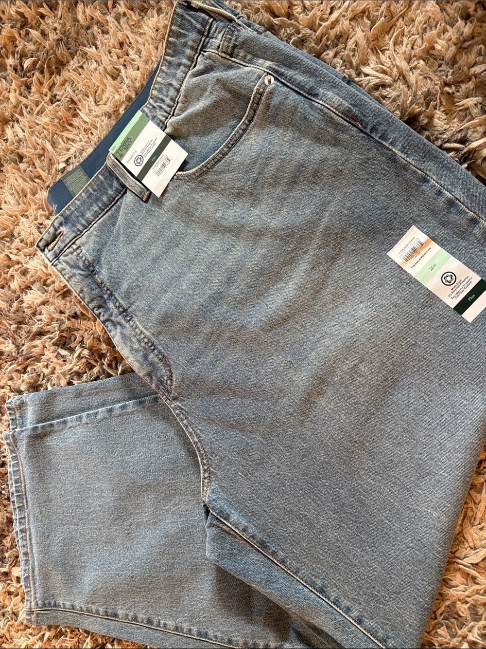 New Terra & sky straight leg jeans women’s plus size 26W